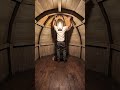 He Built a Two-Level Underground Shelter on a Barren Hillside#shelter... #Shorts