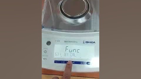 Ishida calibration process