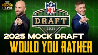 Celebrity 2025 Mock Draft Would You Rather - Brugler vs. Kiper/Yates vs. Zierlein Who's Mock Rules Profile