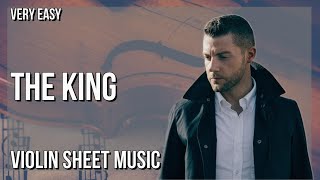 Violin Sheet Music: How to play The King by Tony Anderson