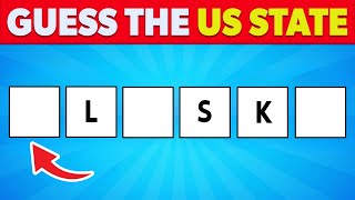 Guess the U S State Without Vowel | Quiz Challenge