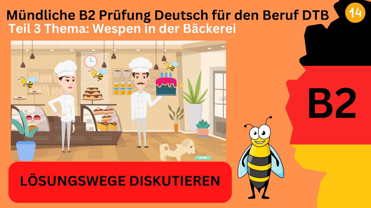 Sprechen Teil 3 B2 Beruf Lösungswege diskutieren * B2 Prüfung Deutsch Beruf Teil 3 * Sprechen