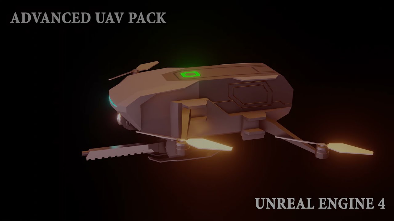 Advanced UAV Pack Unreal Engine 4