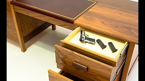 QLine Tactical Desk with secret hidden compartments