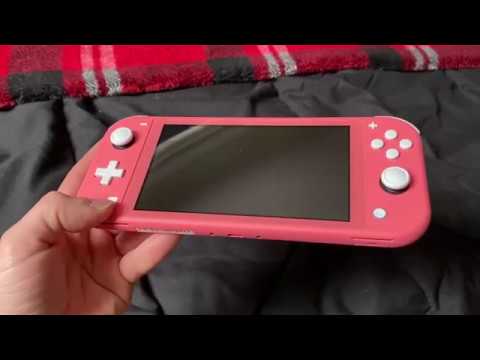 Coral Nintendo Switch Lite Unboxing