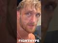 LOGAN PAUL IMMEDIATE REACTION AFTER DILLON DANIS DISQUALIFICATION WIN &amp; BRAWL