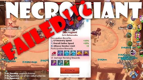 We Failed! What goes wrong 1st Try Necro Giant S2 | Call of Dragons