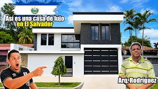 ASÍ ES UNA CASA DE LUJO EN EL SALVADOR😱ARQUITECTO RODRÍGUEZ