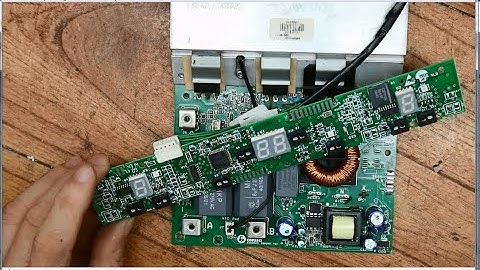 Chia sẻ cách sửa bếp từ chạy bo COPRECI hỏng công suất.Mạch driver chạy ic 100TF