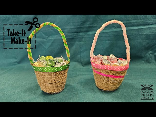 Take-It Make-It May 2024: Mini Baskets - YouTube