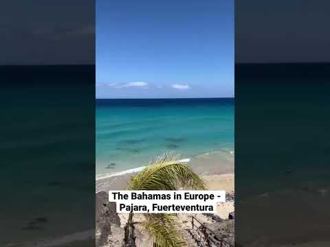 The Bahamas in Europe - Pajara, Fuerteventura #shorts #travel #trendingshorts #beach #canaryislands