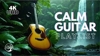 Relaxing Music Guitar  | Peaceful Relaxing Guitar Music | Work Study Focus Sleep | UHD 4K