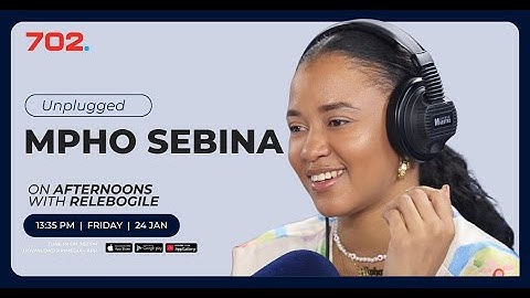 Unplugged with Mpho Sebina