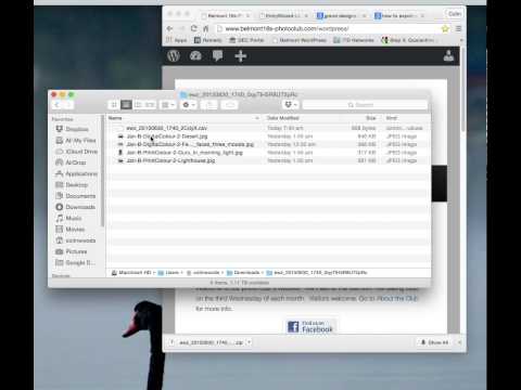 Unpacking the downloaded entry zip file