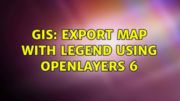 GIS: Export map with legend using OpenLayers 6
