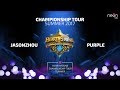 JasonZhou vs Purple - Hearthstone Championship Tour Summer