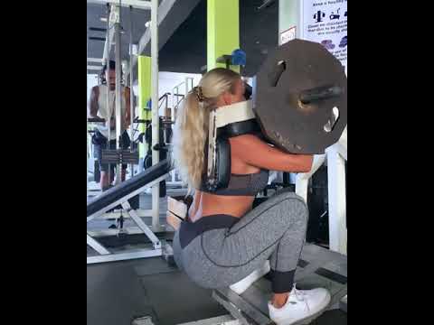 Best Leg Day 🍑 Booty Workout Female Bodybuilder Michelle Bieri - YouTube