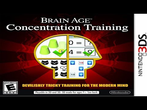 Brain Age: Concentration Training Gameplay Nintendo 3DS