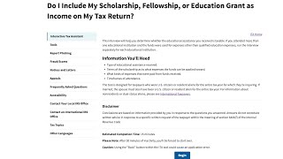 Do I include scholarship, fellowship, or education grants in my tax return?