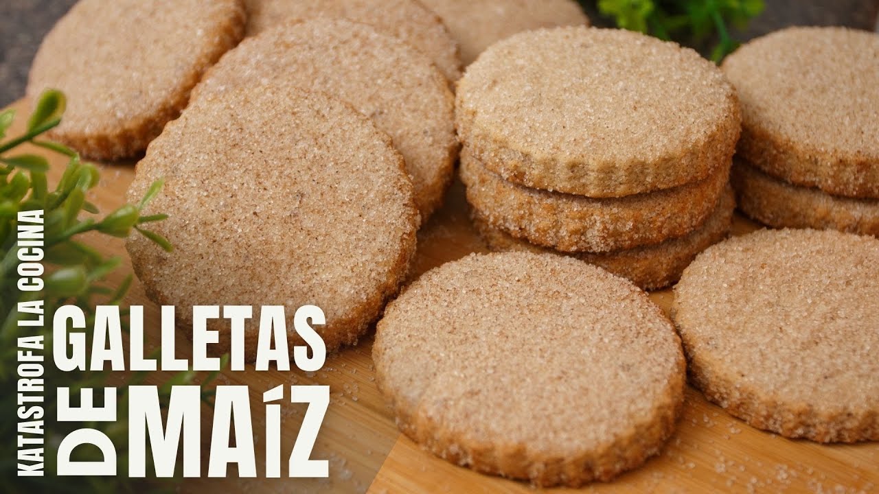 Galletas de maíz, las galletas  más  fáciles y ricas sin gluten, se deshacen en tu boca
