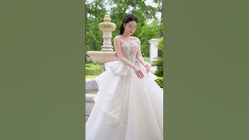 Váy cưới dành cho nàng công chúa yêu kiều #shorts