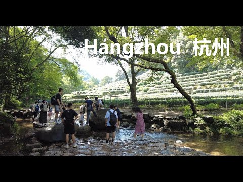Shanghai, 중국 | Hangzhou climb mountains | 풍경 도보 여행 4K