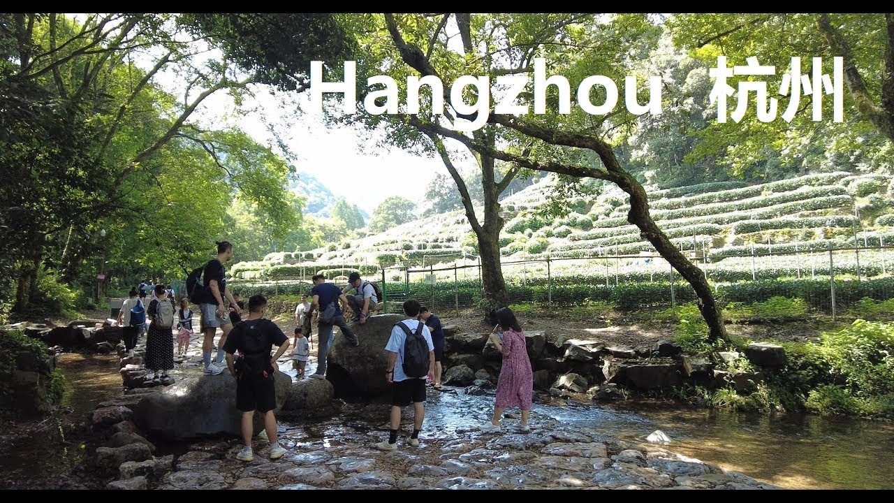 Hangzhou  Tour  Walking climb mountains 4K ｜Qianlong Road｜Jiuxi Yanshu｜West Lake Scenic Area