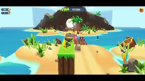 TALKING TOM GOLD RUN Gameplay Walkthrough Part 8 - Hawaiian Hank