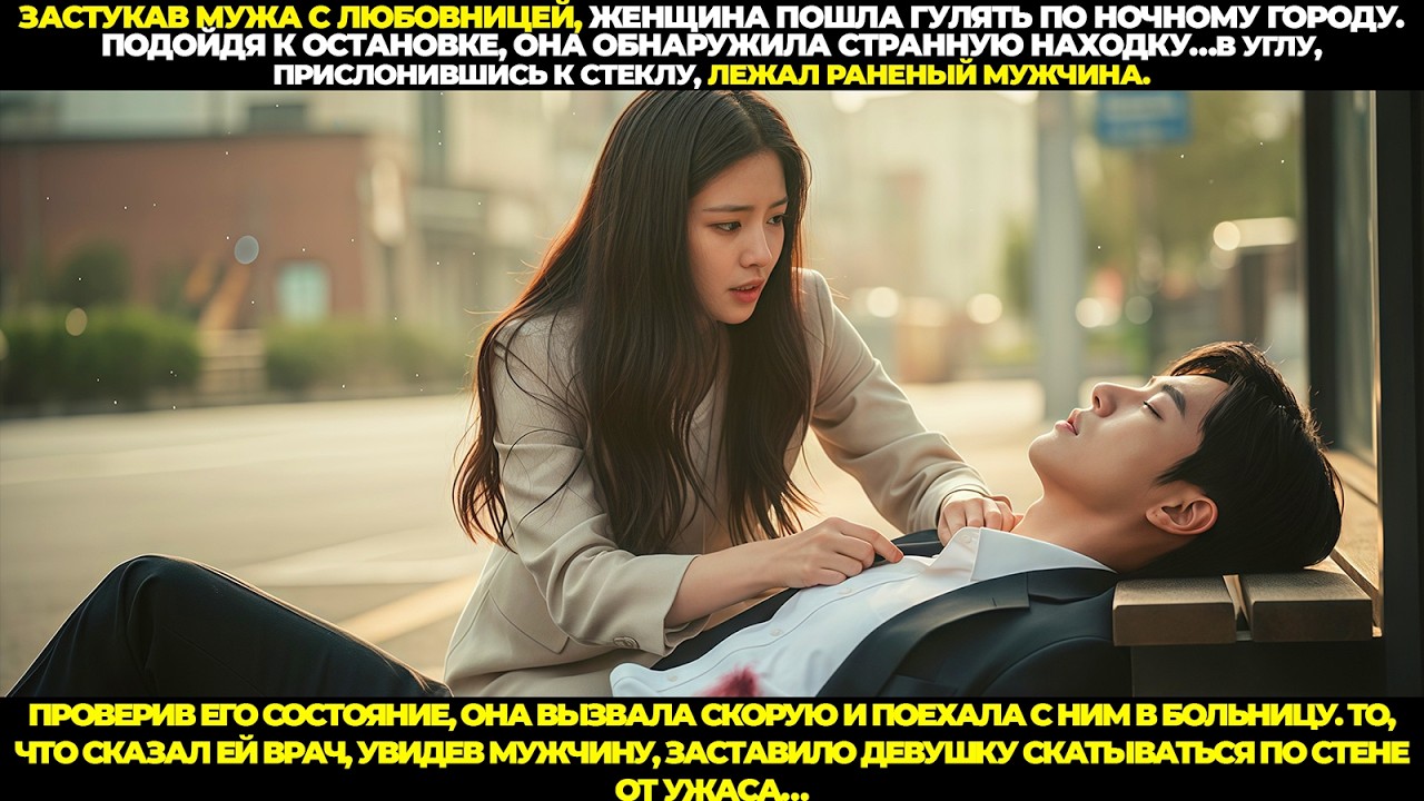 Застукав мужа с любовницей, пошла гулять по ночному городу. Подойдя к остановке, она обнаружила ...