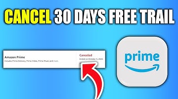 How To Cancel 30 Days Free Trial On Amazon Prime - New Method