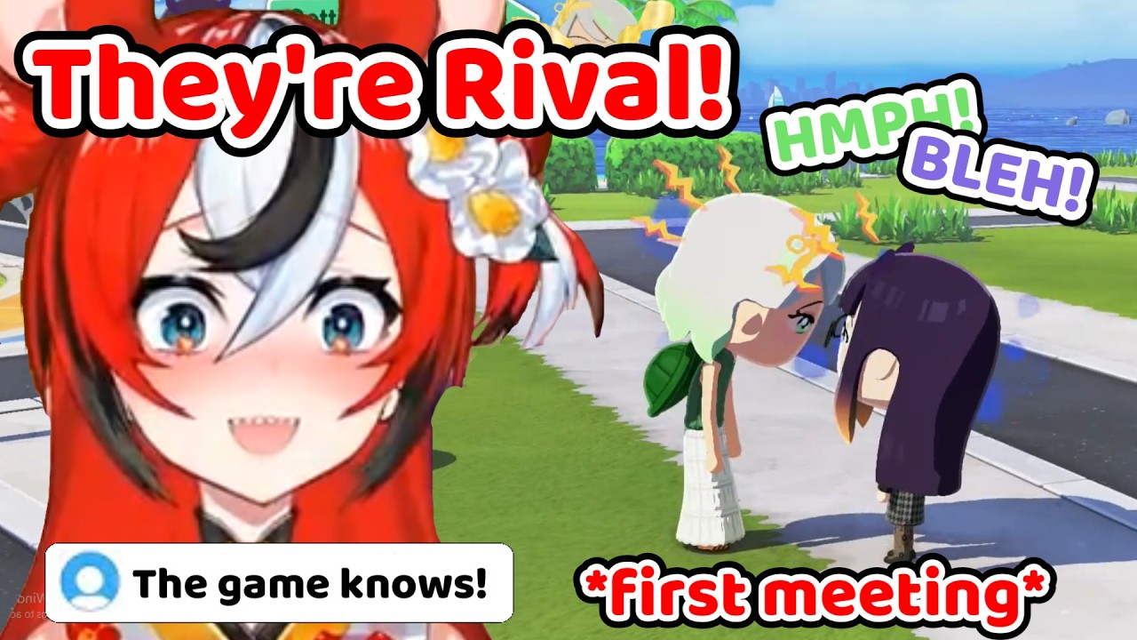 Bae can't believe Cecilia and Ina Become Rival Immediately when they first met (Hololive)