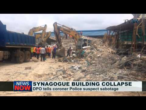 Synagogue building collapse: