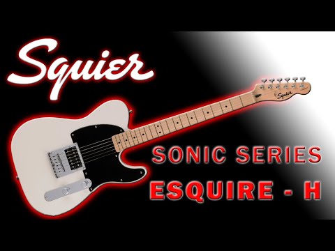 スクワイヤー エレキギター Sonic Esquire H ホワイト Squier Sonic Esquire H Maple Fingerboard Electric Guitar