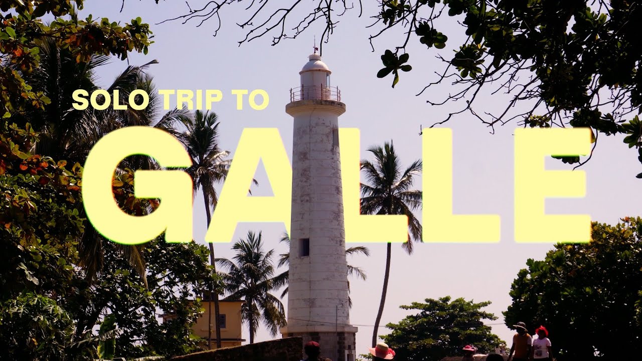 Solo Trip to Galle | Galle Fort | Sri Lanka (Cinematic Travel Vlog)