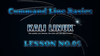 Learn Complete Kali Linux Class#5 Command Line Basics Urdu Hindi