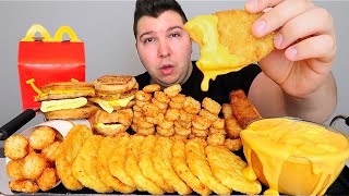 Extra Cheesy Hash Browns • MUKBANG