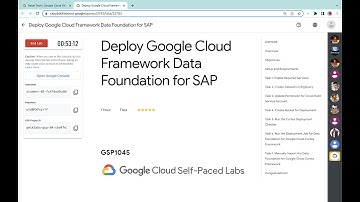 Deploy Google Cloud Framework Data Foundation for SAP || #qwiklabs || #GSP1045 [With Explanation🗣️]