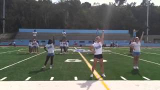 UCHS Cheer 2012 field rehearsal day 1