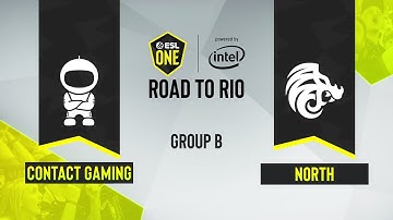 CS:GO - c0ntact Gaming vs. North [Nuke] Map 3 - ESL One Road to Rio - Group B - EU