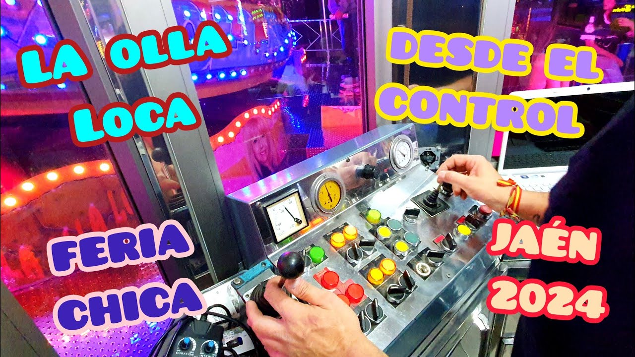 La Olla Loca desde el control - Feria Chica de Jaén 2024.