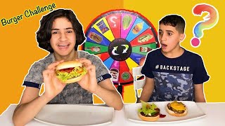 تحدي البرجر بعجلة الحظ الغامضة بين الليث وسالم ?? _ Mystery Wheel of Burger Challenge