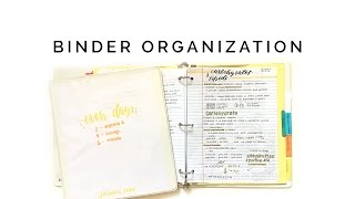 how to organize your binder 📒 staying organized for school screenshot 3