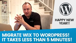 WIX TO WORDPRESS! Migrate Website Content & Blog in 5 minutes - FOR FREE!