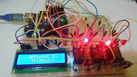 Sistema de Arranque Estrella-Triángulo con Arduino