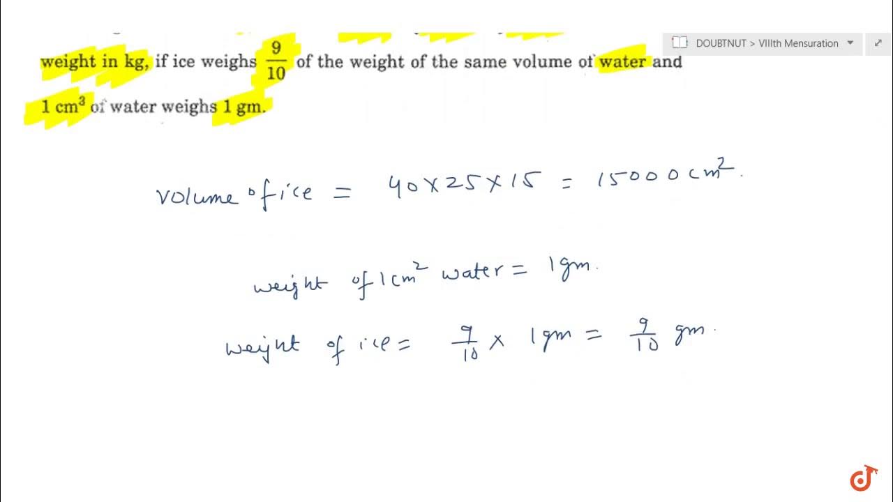 Exploring The Weight Of Ice And Water A Scientific Comparison