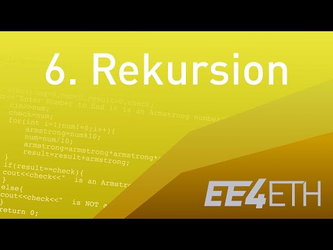 Rekursion | #06 Informatik 1 | EE4ETH