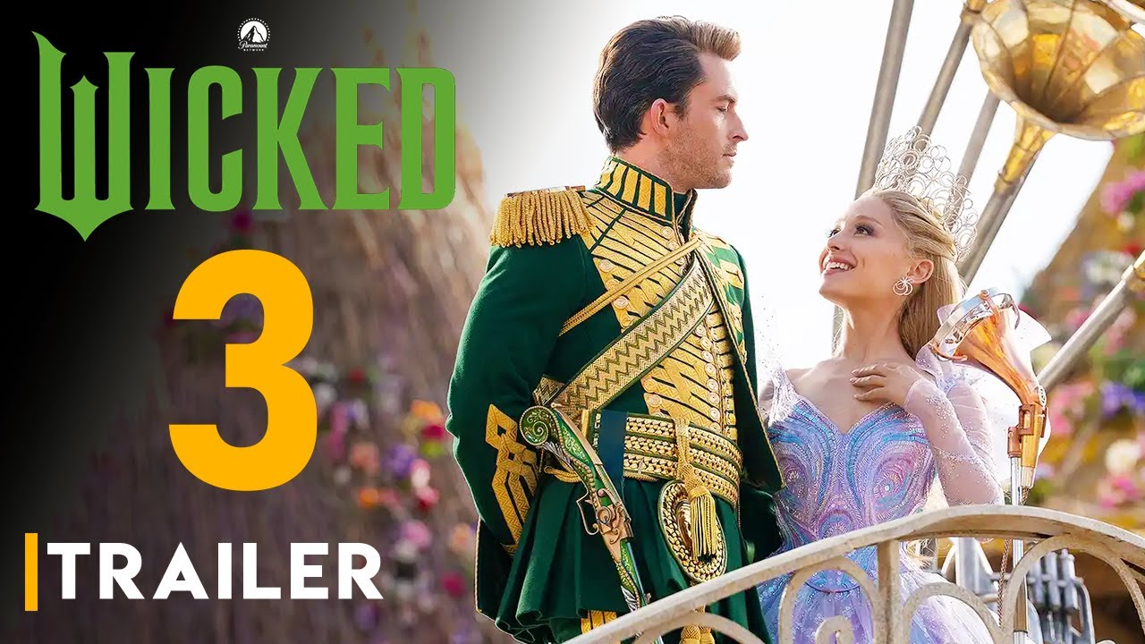 «Злая: 3» — трейлер (2026) | Ариана Гранде, Синтия Эриво, Джонатан Бэйли, «Злая: За хороший финал»,