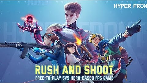 New valorant mobile gameplay - Hyper front game multiplayer #hyperfront #shorts #gameplay