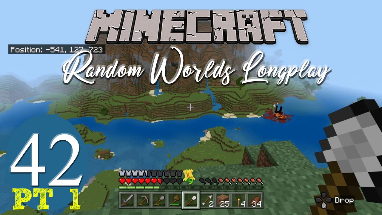 Minecraft Random Worlds 42 PT 1 Survival Hard Exploring with Mobs ...