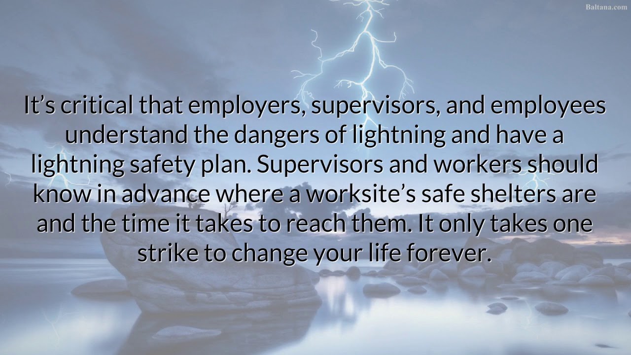 Lightning Safety Tips from Lightning Eliminators - YouTube